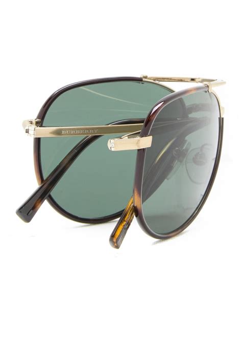 burberry 58mm folding aviator sunglasses|burberry aviator sunglasses women.